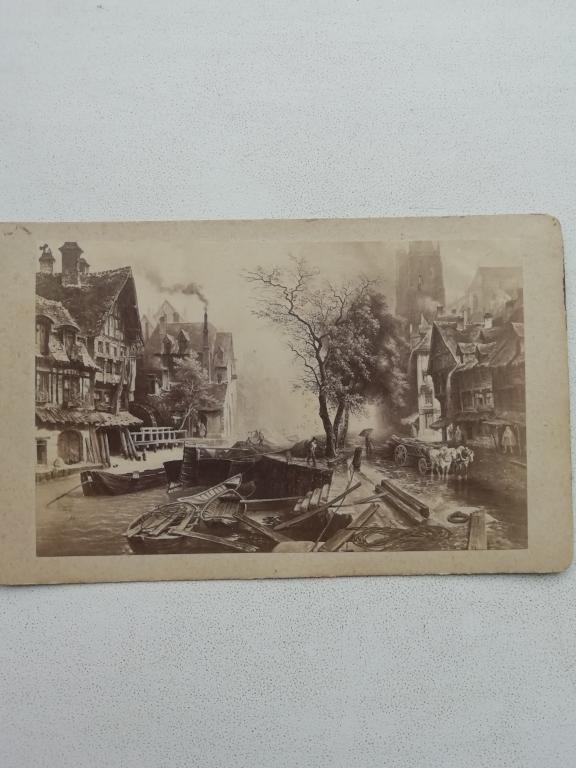 Фото-копия с картины Вателе, Луи. Фотография на паспврту