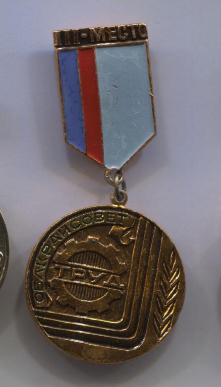 ДСО Труд облкрайсовет 3 место