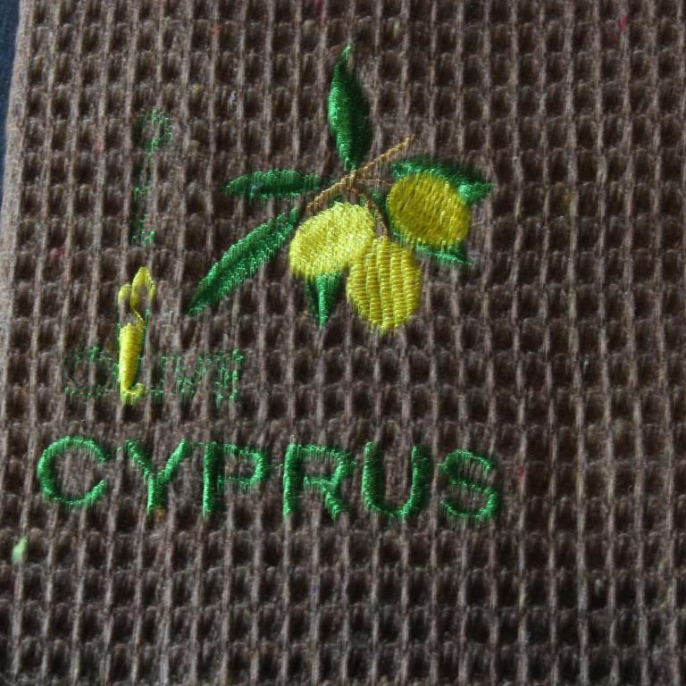 Сувенир КИПР CYPRUS Полотенце вафельное  Новое