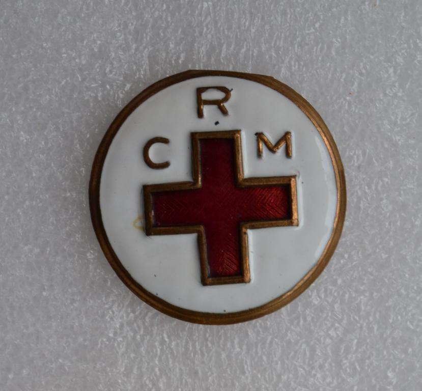 Знак Красного  Креста Мексики - Здоровенный эмалевый Медицина