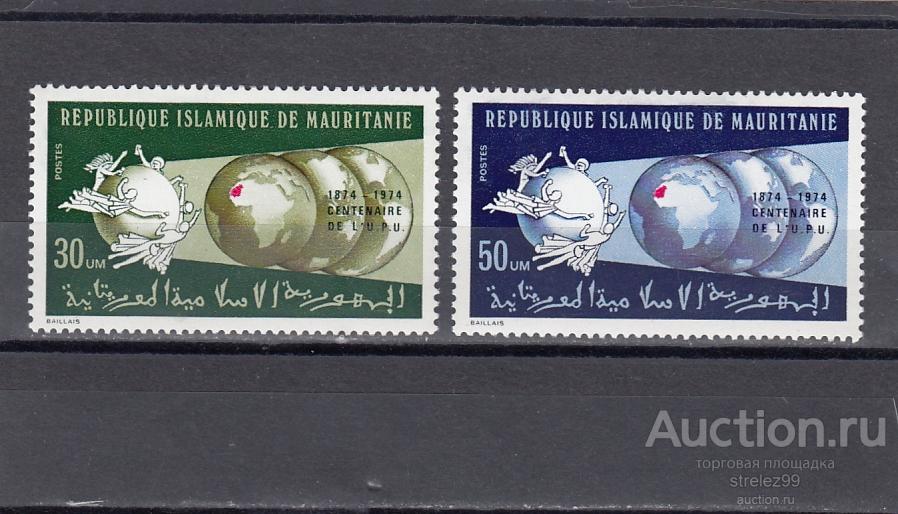 MAURITANIE МАВРИТАНИЯ Почтовый союз Пара 1974 Сост**