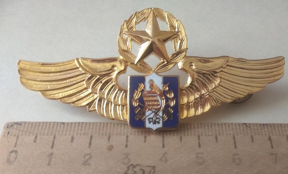 Знак пилота ВВС Гватемалы . Оригинал.