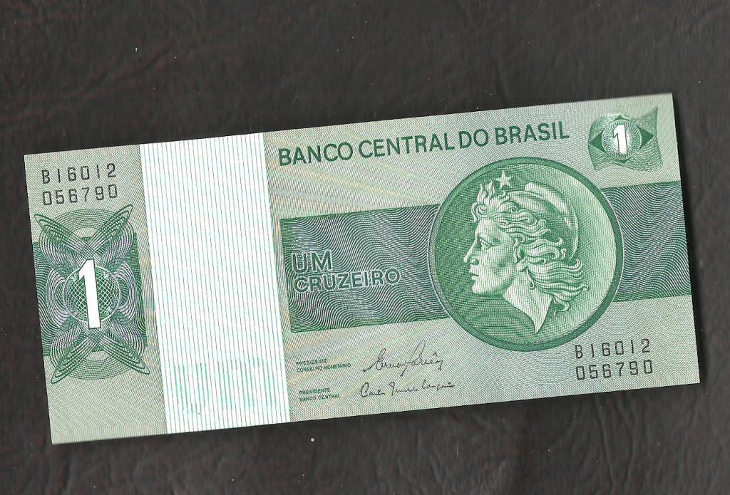 Банкнота.1 CRUZEIRO .Бразилия. 1980.UNC