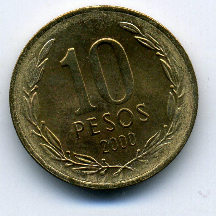 10 песо - Чили - 2000