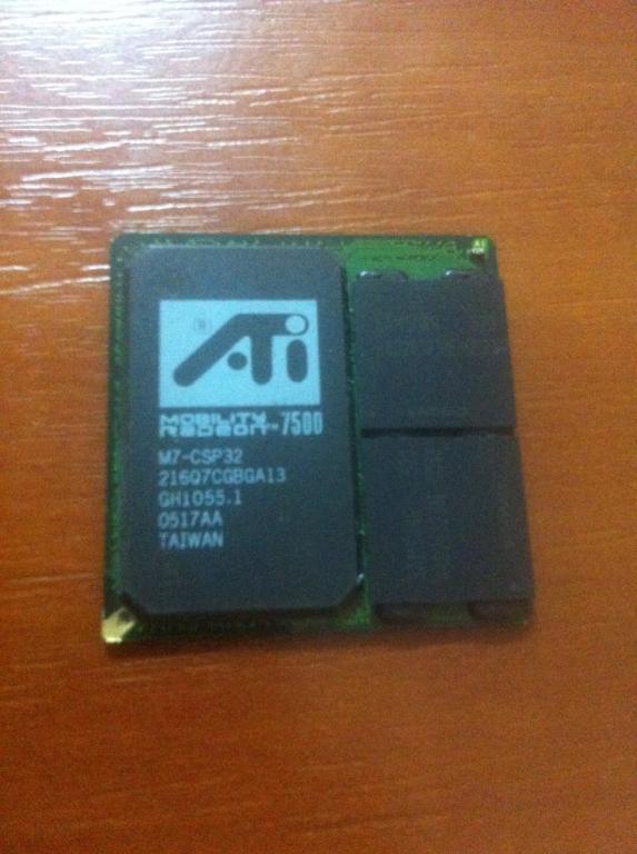 216Q7CGBGA13,видеочип ATI Radeon 7500 M7-CSP32