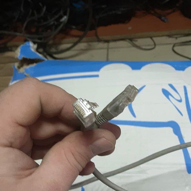 Кабель для подключения компьютера в сеть lan или роутеру 1м