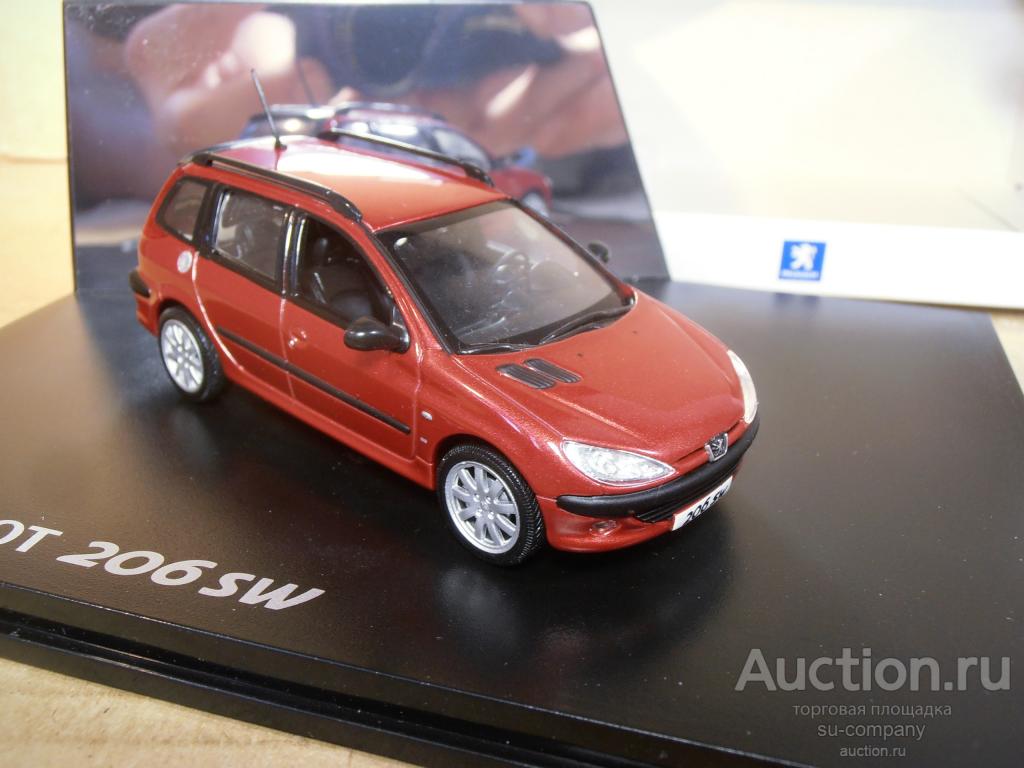 PEUGEOT 206 SW 2002 Red Norev 1 43 France 472633 Auction.ru su company. 149893056679567