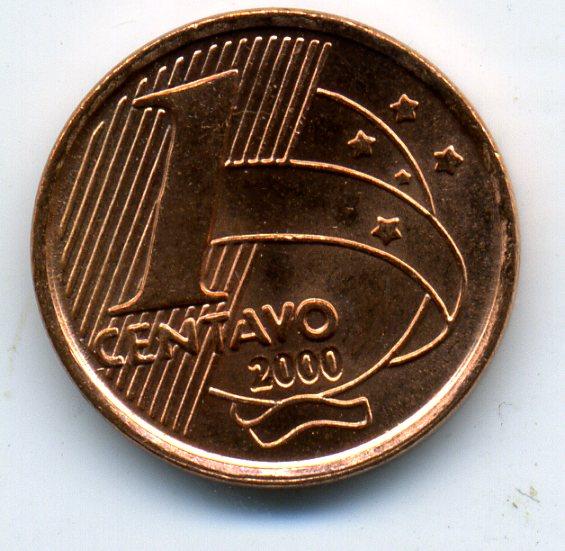 1 сентаво - Бразилия - 2000 - UNC