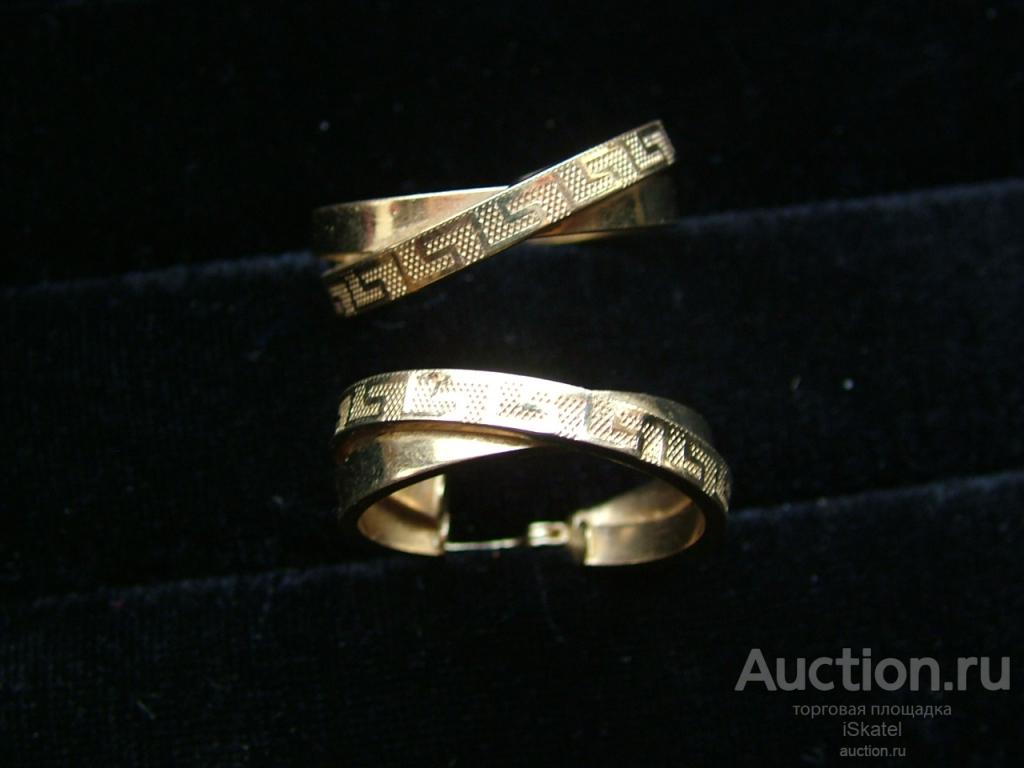 Серьги ЗОЛОТО 585, 6.73г