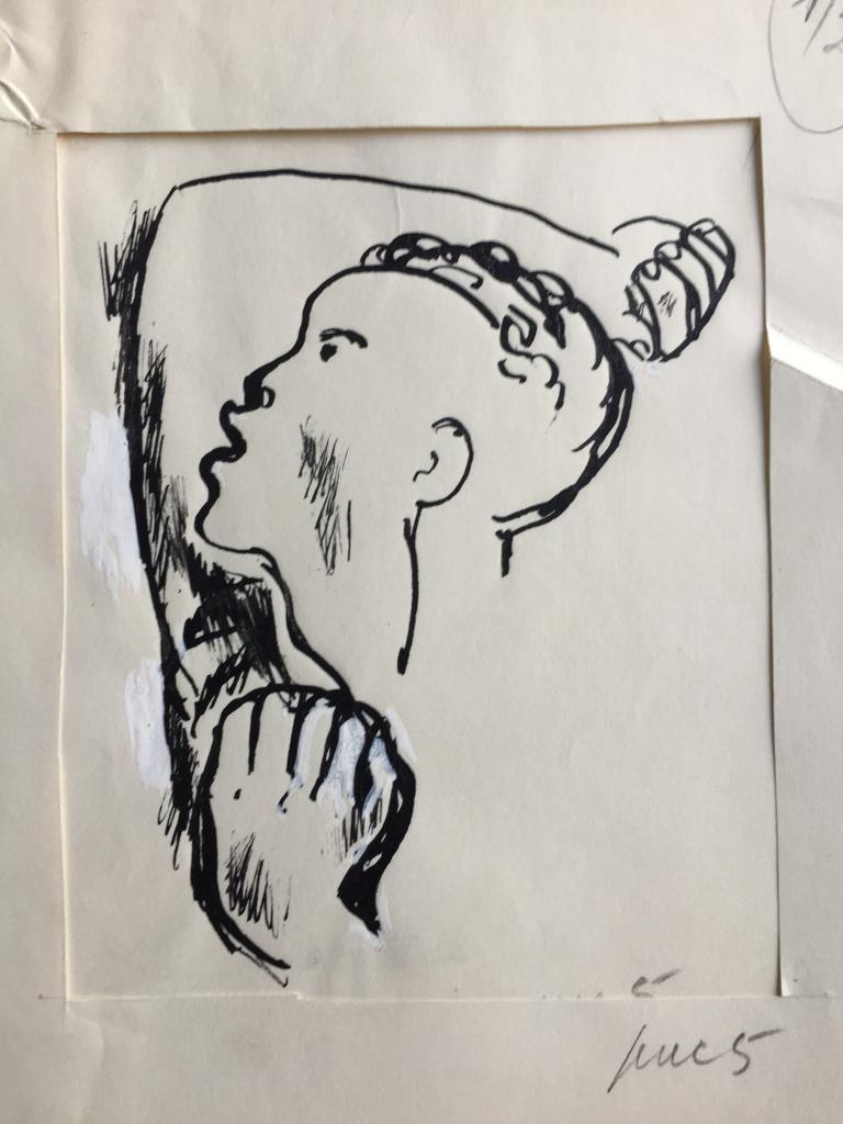 Клячко М.П. (1924-2000) "Рисунок 5 к книге "Хватит с меня!" (1966)