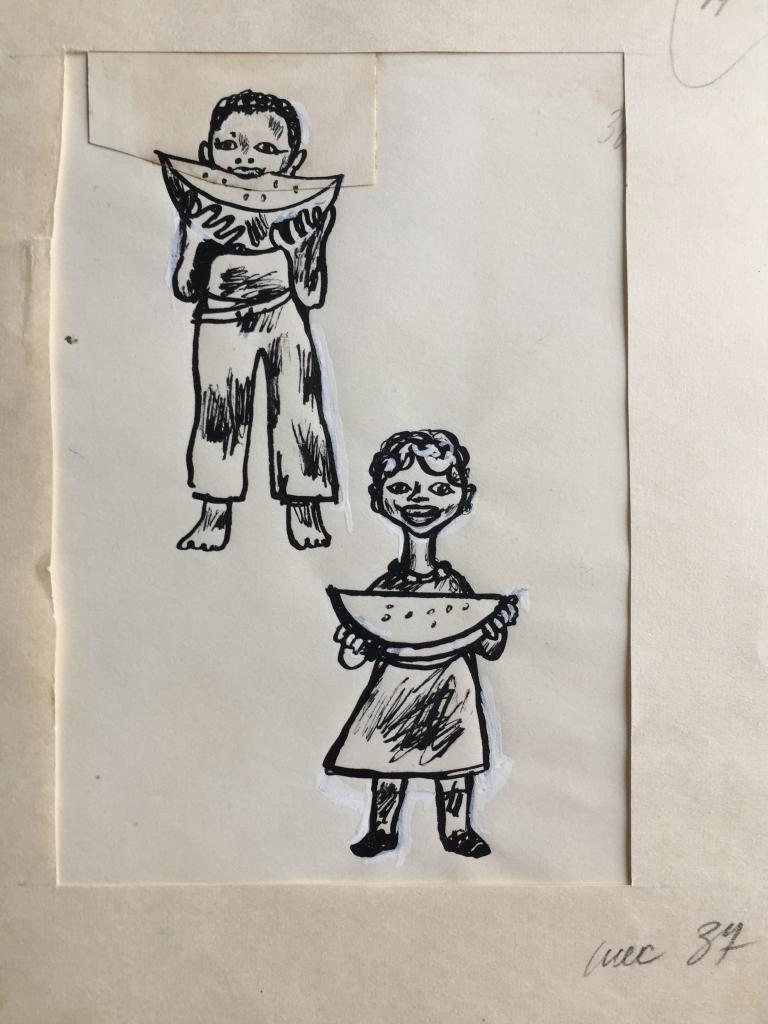 Клячко М.П. (1924-2000) "Рисунок 37 к книге "Хватит с меня!" (1966)