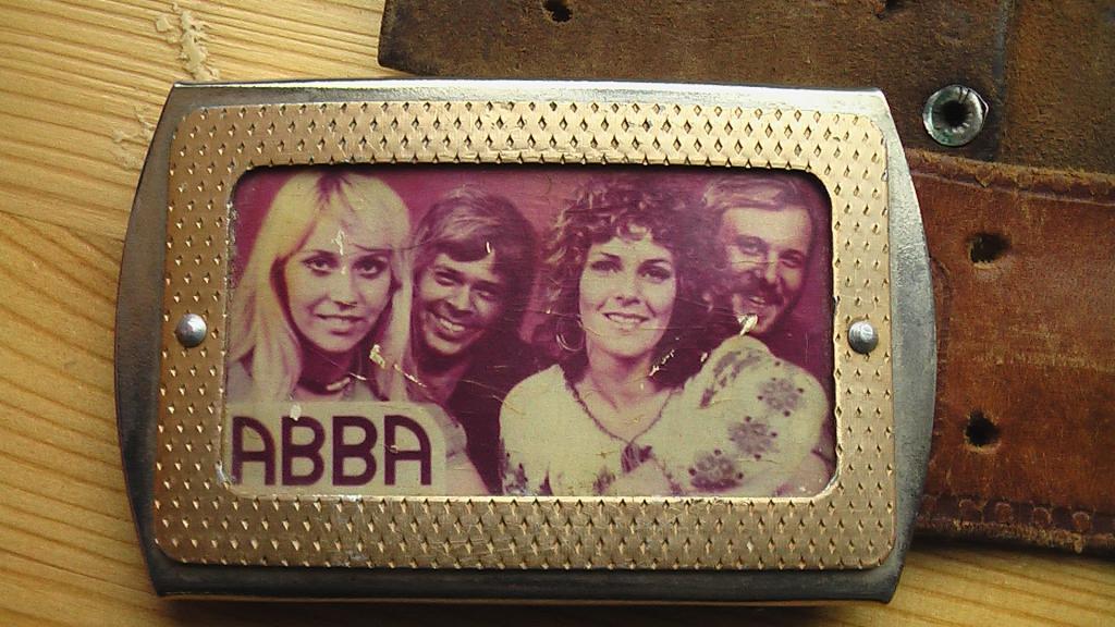 Ретро пряжка для ремня 1970-80-е годы. группа АВВА.