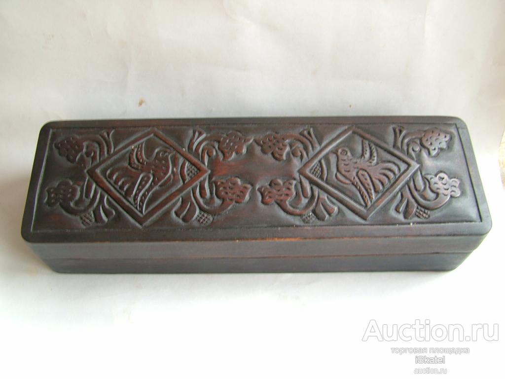 шкатулка Абрамцево Русский стиль. Ворносков. 1900-е гг.