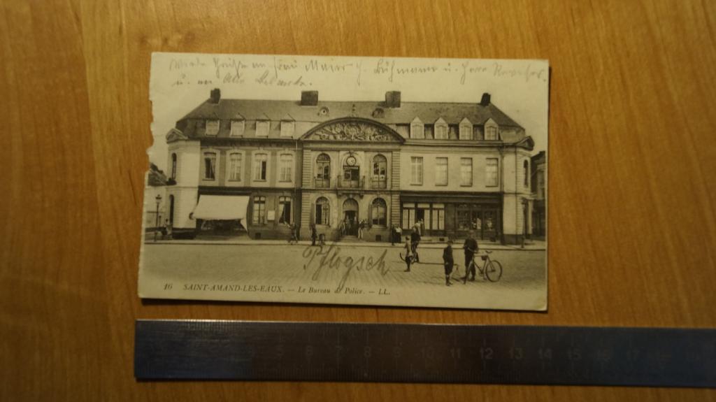 №1161 Открытое письмо Виды Старой Европы Архитектура бульвар проспект улица велосипед