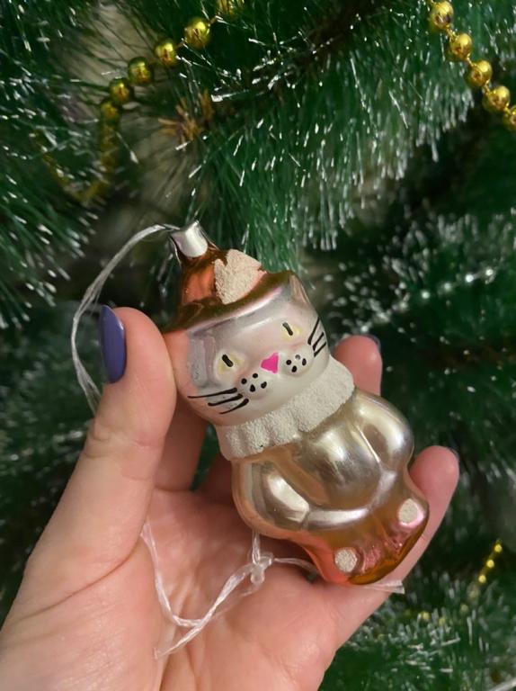 Елочная игрушка СССР - Кот в сапогах