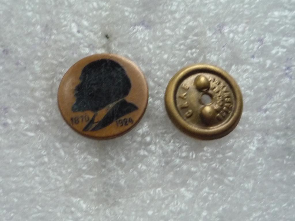 ЗНАК ЛЕНИН ТРАУРНЫЙ 1924 г