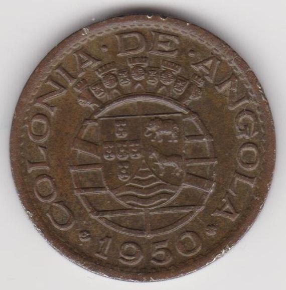АНГОЛА 50 СЕНТАВО 1950 VF