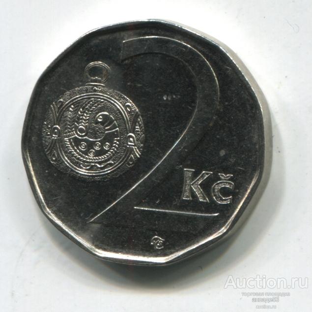 Чехия 2 кроны 2008г.