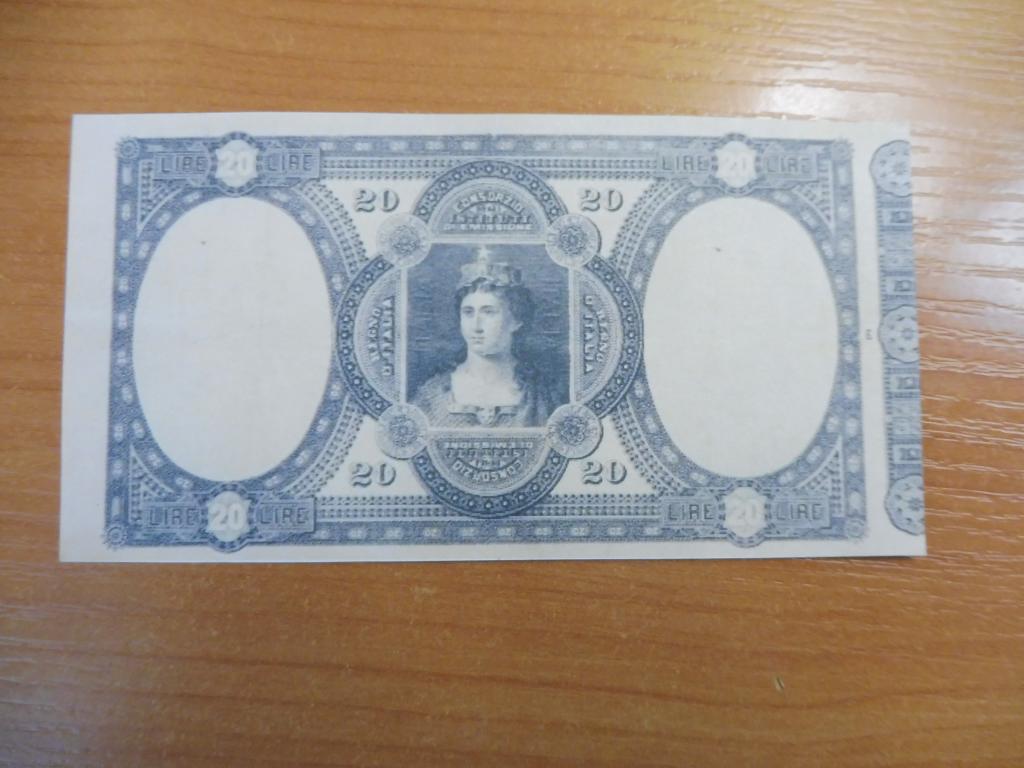 Италия 20 лир 1874 копия