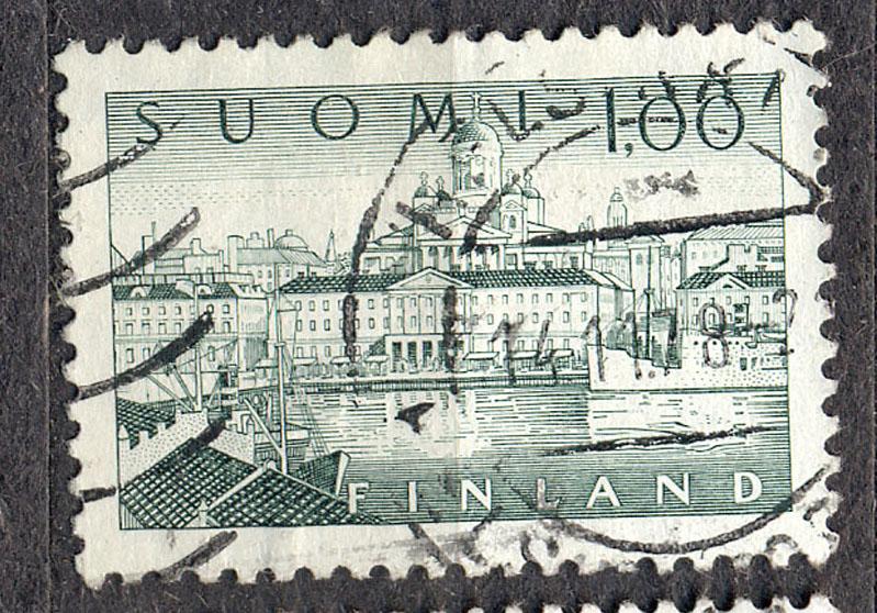 Финляндия 1963 г. стандарт   гашеные