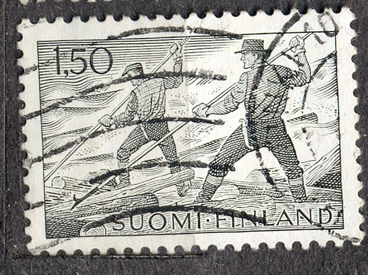 Финляндия 1963 г. стандарт   гашеные