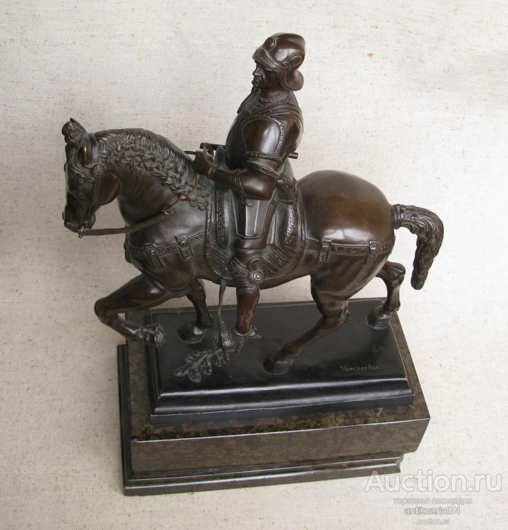 Кондатьер Коллеоне,  Верроккио Италия, Рим 1900год