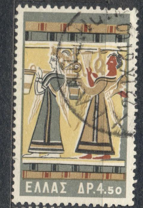 Греция 1961 г.Минойское искусство гашеная КЦ 3 ЕВРО