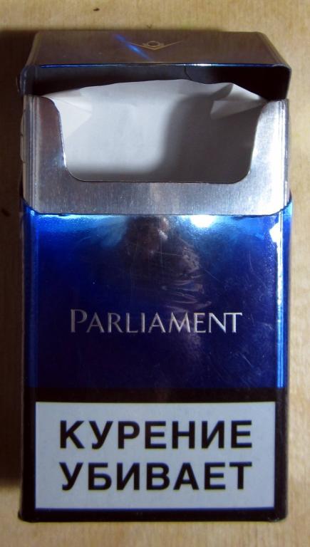 Парламент аква блю фото пачки