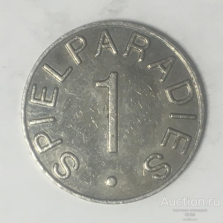 Германия игровой жетон 1 токен Spielparadies 81-90