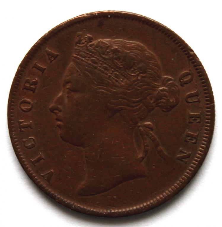 СТРЕЙТС СЕТЛМЕНТС 1 цент 1895 ВИКТОРИЯ