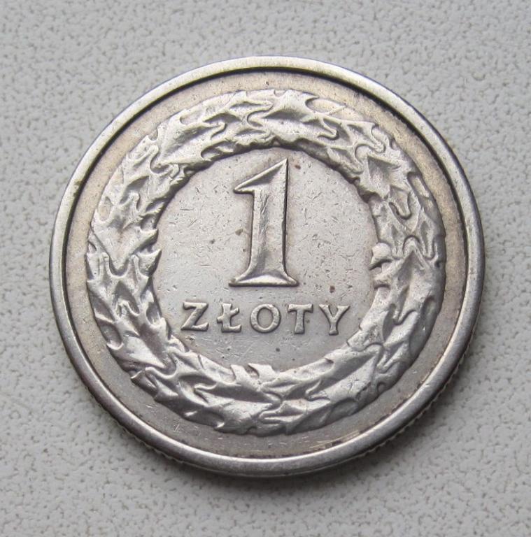 ПОЛЬША 1 ЗЛОТЫЙ 1991 года.
