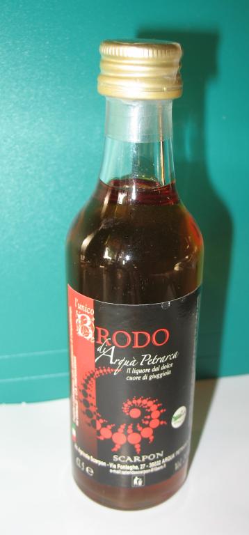 Мини - бутылочка - Ликер "Brodo Di Arquà Petrarca" / 0,05 л - 50 мл