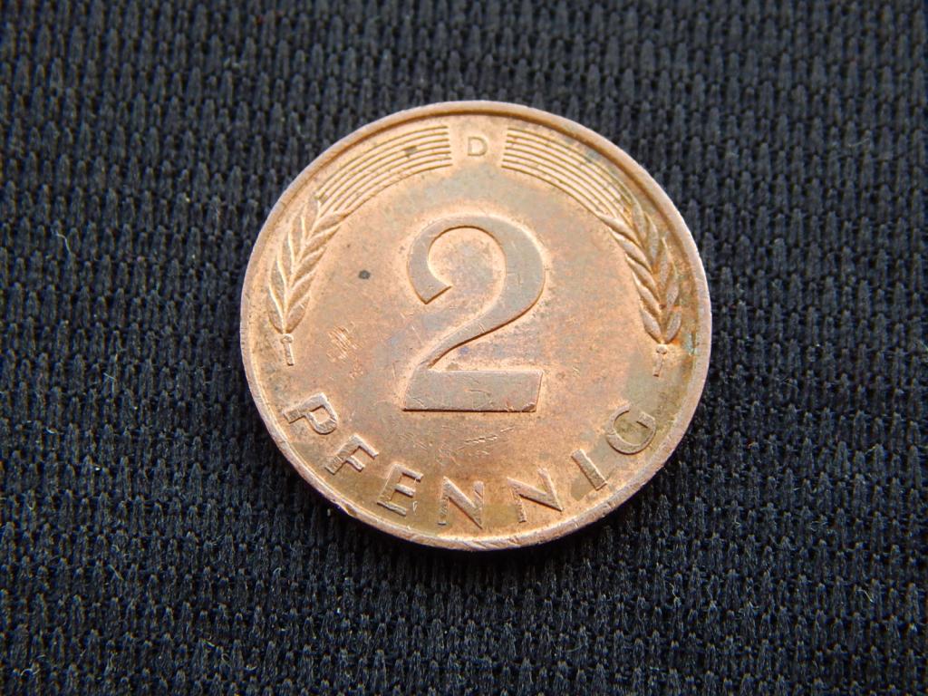 10 пфеннигов 1990 года "D" ФРГ АЛ41