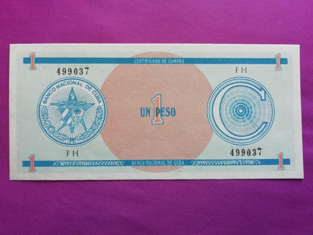 Куба.1 песо.Unc.FX-19