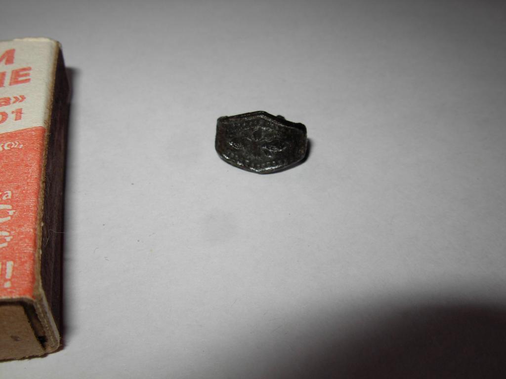 Щиток старинного перстня перстень ? , кольцо , растительный рисунок , литье бронза патина нашивка ?