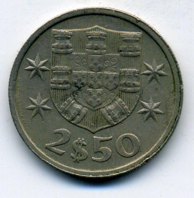 2,5 эскудо - Португалия - 1977