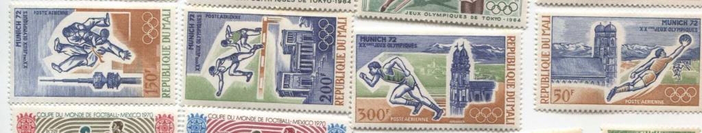 1972.Республика Мали.Олимпийские игры в Мюнхене.4м.**