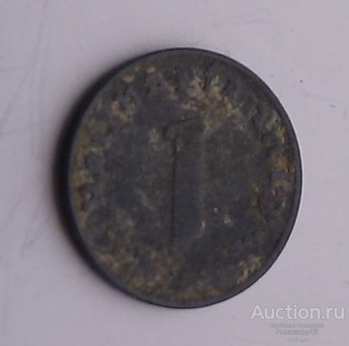 Германия, 1 пфеннинг 1942 год, Е.