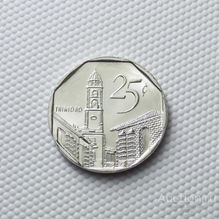 Куба 25 сентаво 2008 года (7270э)
