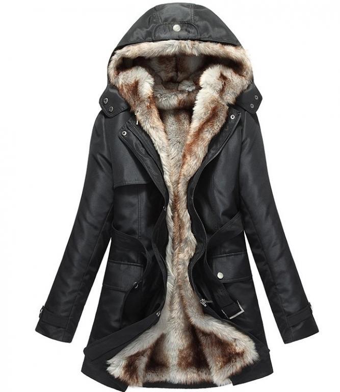Зимние меховые женские куртки