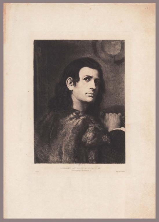 Тициан. Портрет молодого мужчины, 1870-е годы.