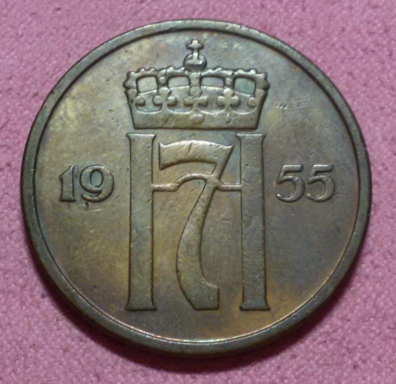 5 эре 1955 Норвегия