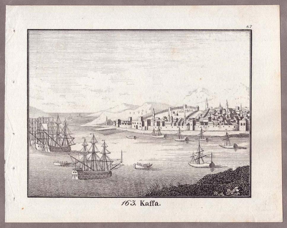 Крым. Генуэзская крепость Каффа [Феодосия].