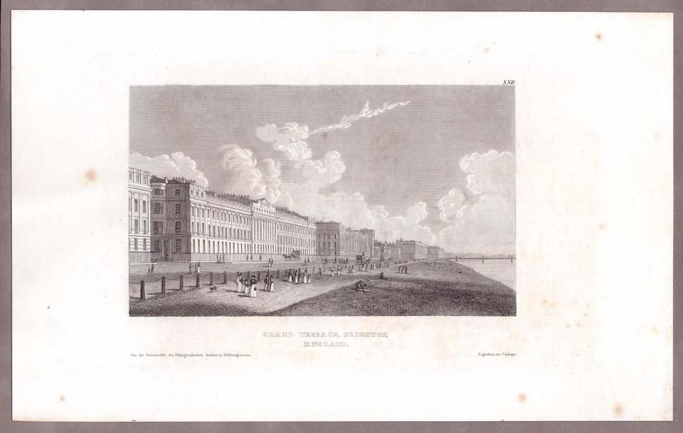 Англия. Набережная Брайтона в середине XIX века.