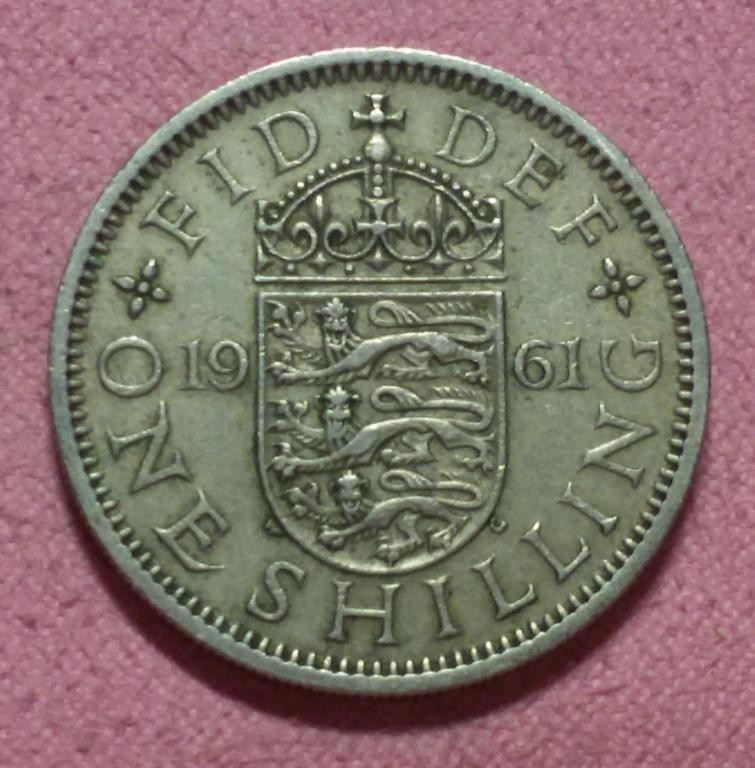 1 шиллинг 1961 Великобритания Английский
