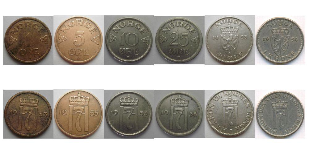 (1951-1957) Король Хокон VII - Норвегия