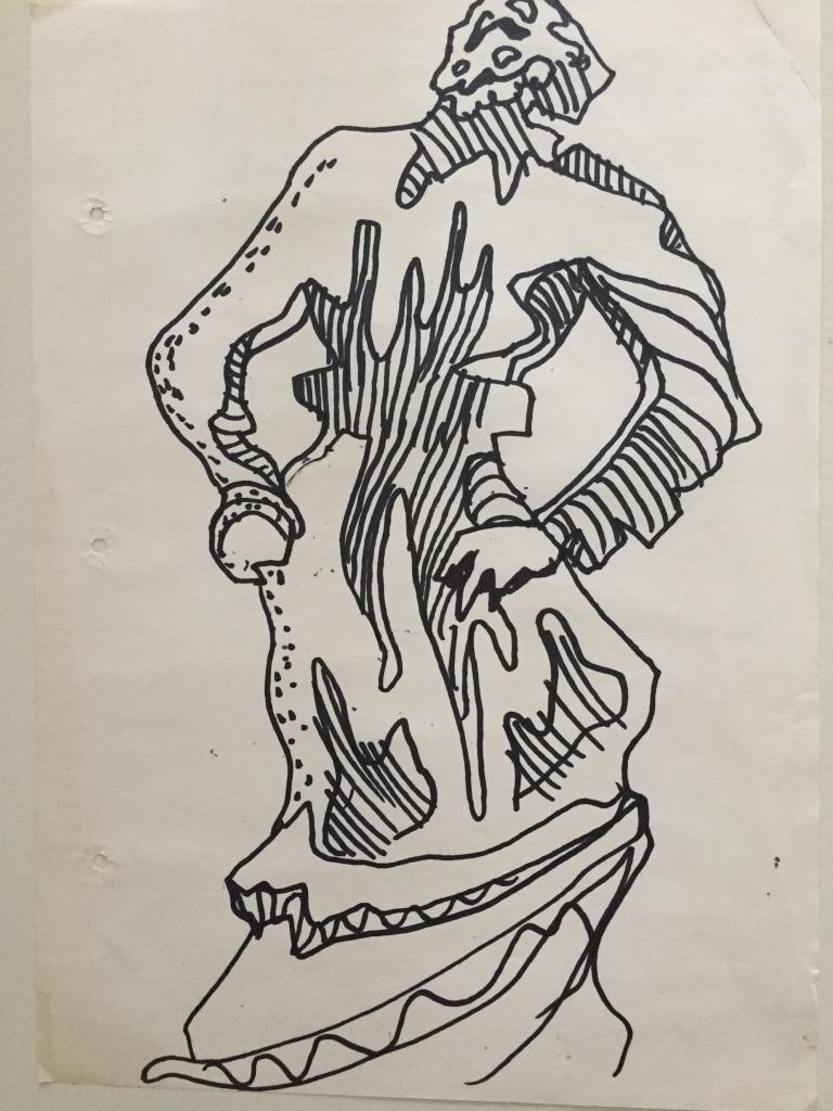 Лемпорт В.С. (1922-2001) Монумент, смотрящий вверх