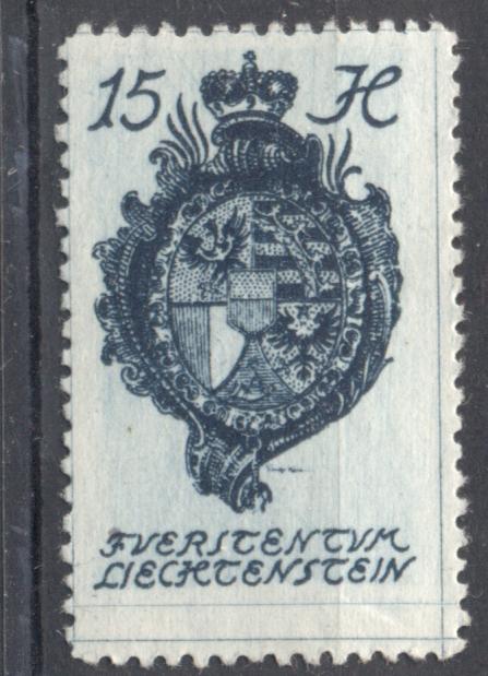 Лихтенштейн 1920 г. стандарт  негашен*
