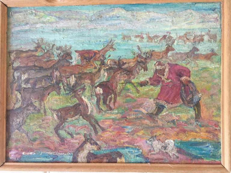 Сорокина Н.Т. (1918-1991) "Чукотка" (1979)