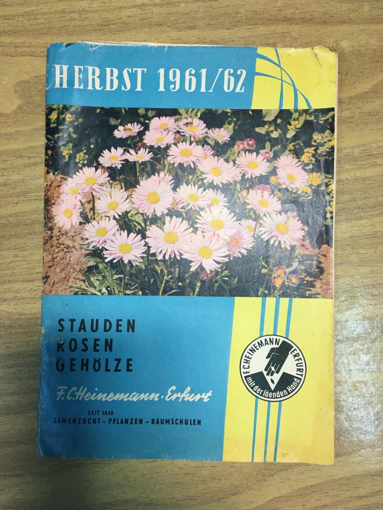 1961 г. Журнал Цветы Германия. Цветоводство в Германии. Садоводство в Германии. Журнал старинный.